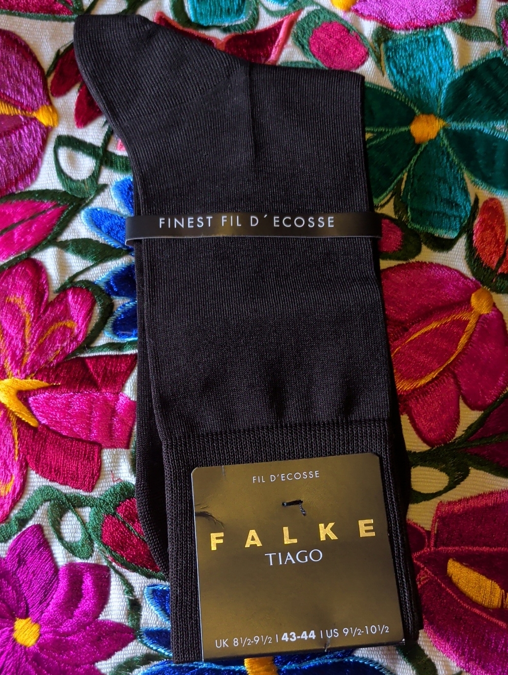 Falke Tiago Black Men's Dress Socks